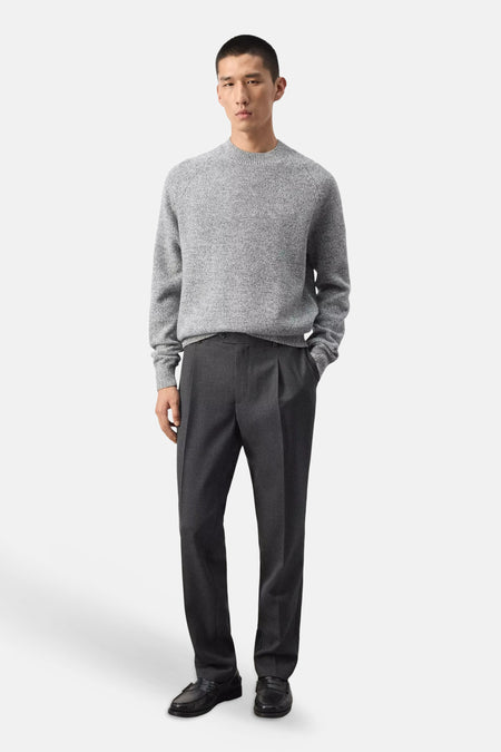 Pull col O gris - MANGO