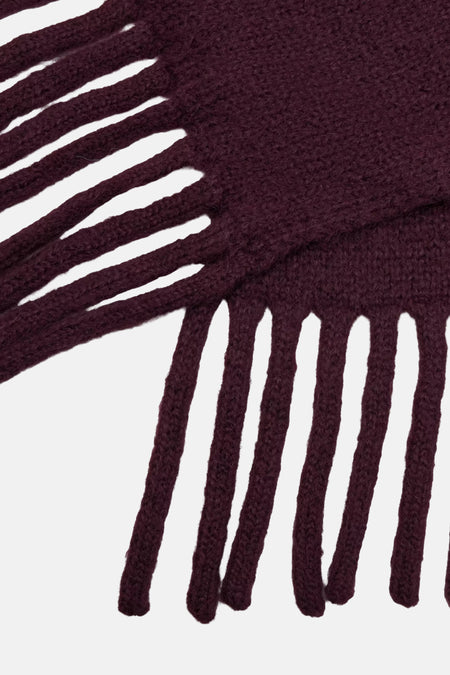 Echarpe bordeaux - MANGO