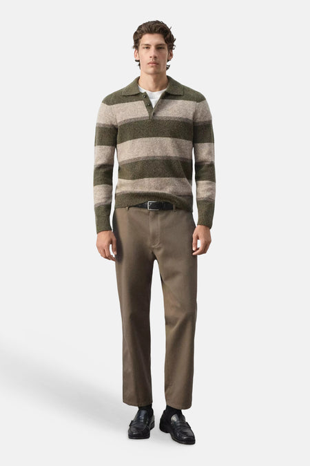 Pull col V - multicolore