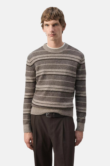 Pull col O - multicolore