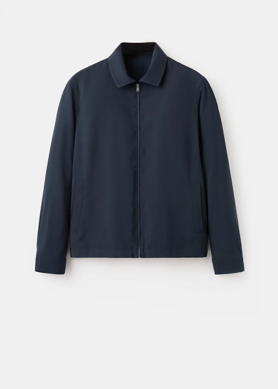 Heren tops jas casual bleu - MANGO