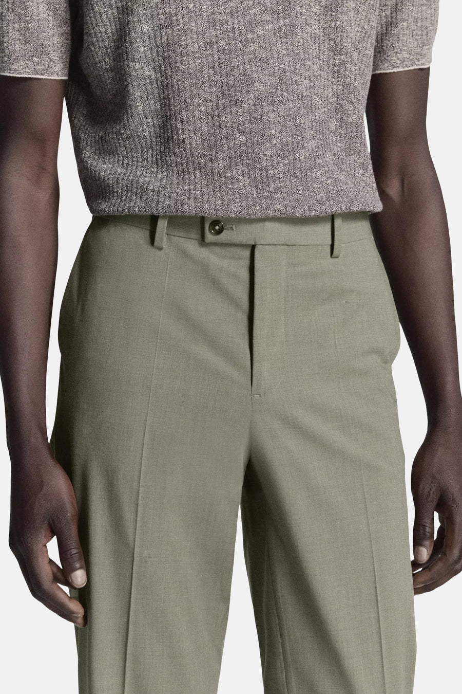 Pantalon de costume vert - MANGO