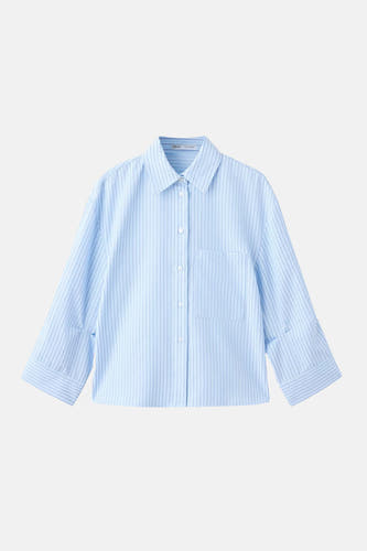 Chemise à manches courtes - Bleu