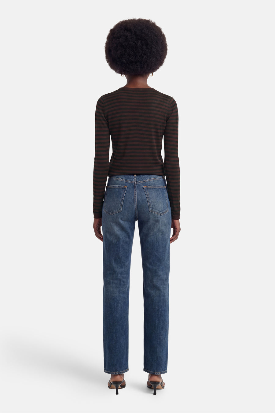 Pull col V - multicolore