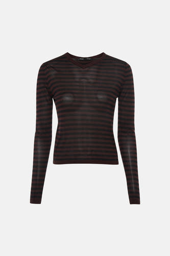 Pull col V - multicolore