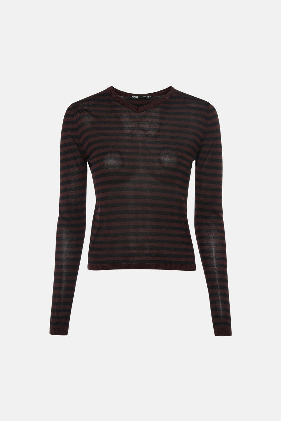 Pull col V - multicolore