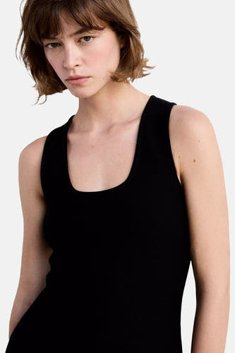 Robe à manches longues - noir