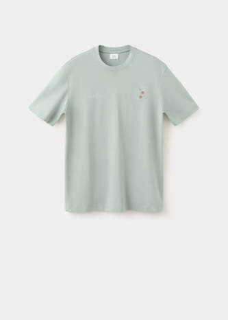 T-shirt (manches courtes) vert - MANGO