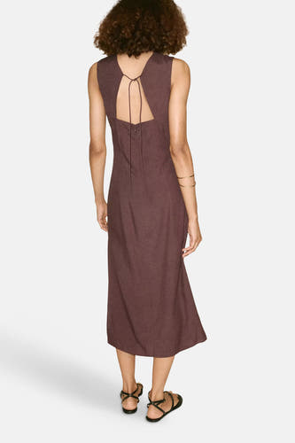 Robe sans manches - brun