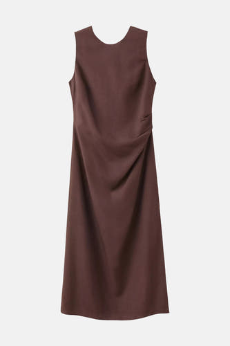 Robe sans manches - brun