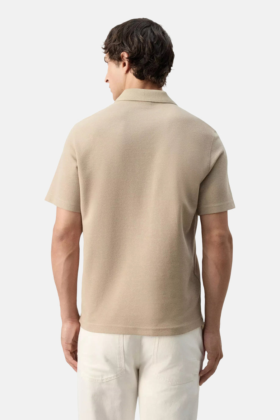 Polo à manches courtes - beige