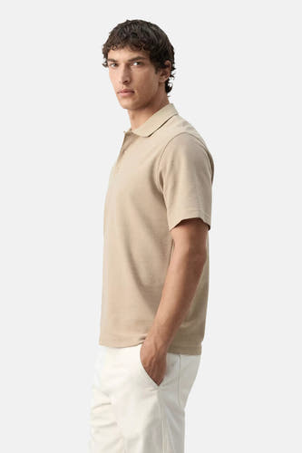Polo à manches courtes - beige