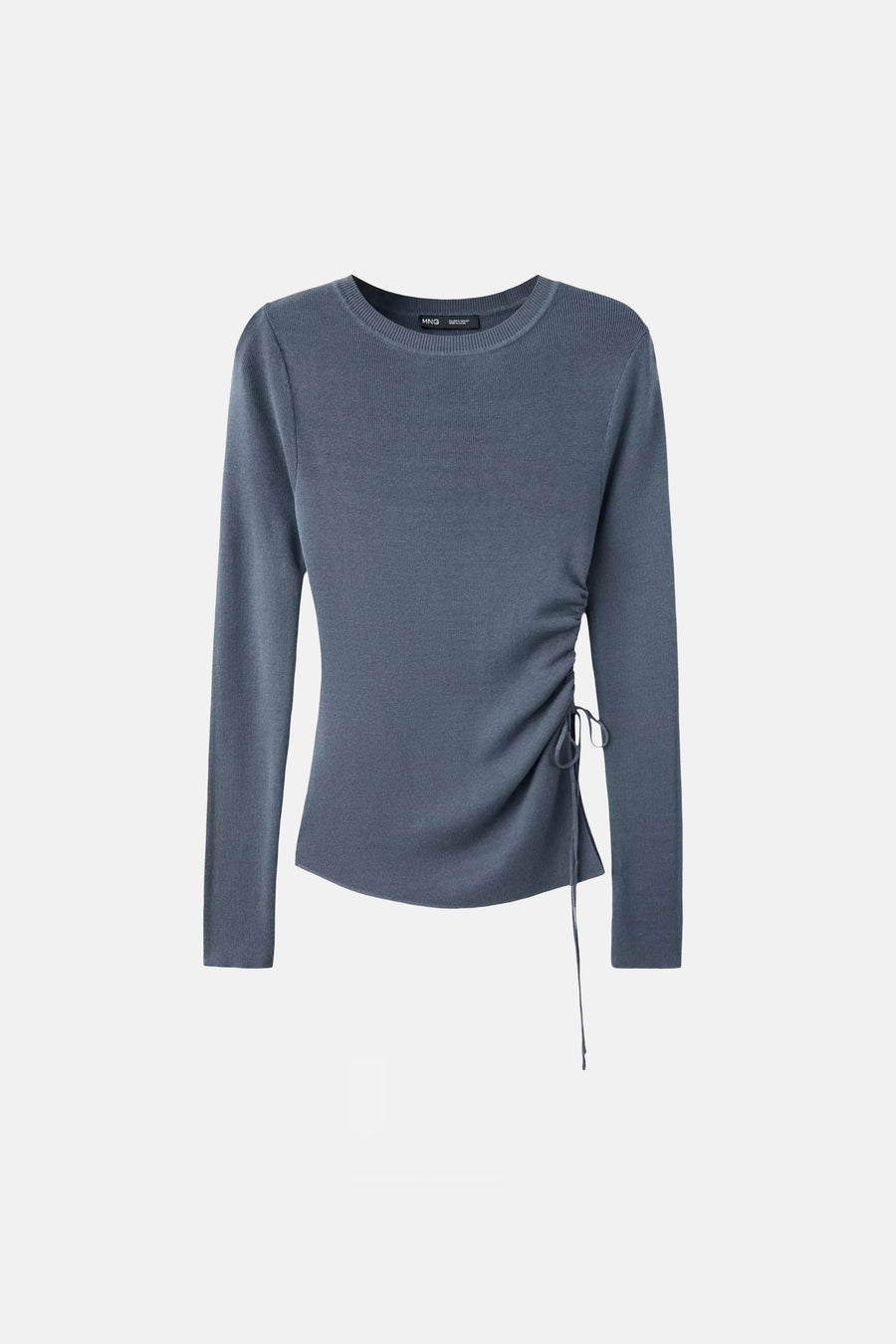 Pull col O - bleu