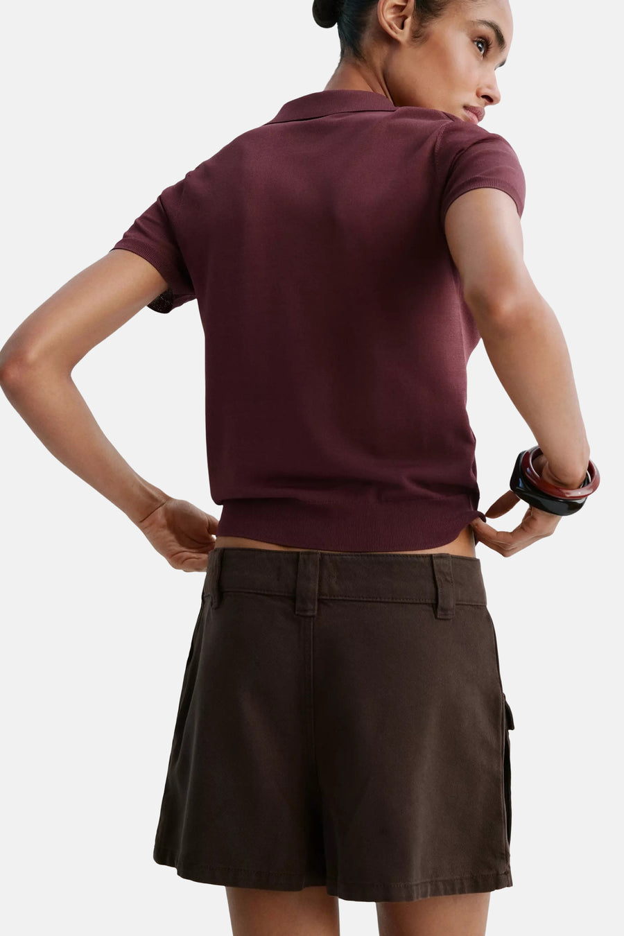 Polos bordeaux - MANGO