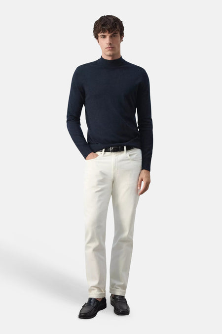 Pull col O bleu - MANGO