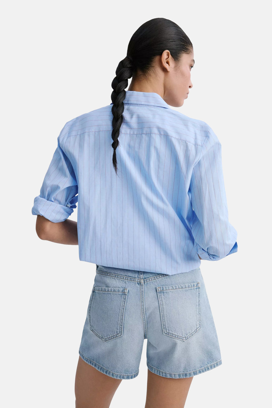 Short - mid blue denim