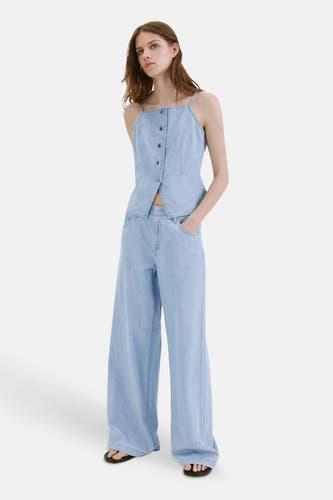 Blouse - Light blue denim