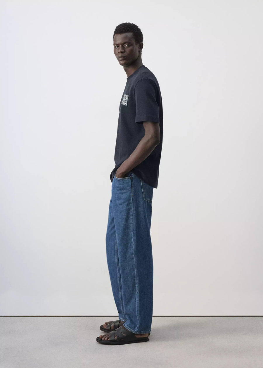 T-shirt (manches courtes) bleu - MANGO