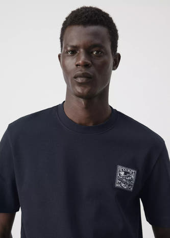 T-shirt (manches courtes) bleu - MANGO