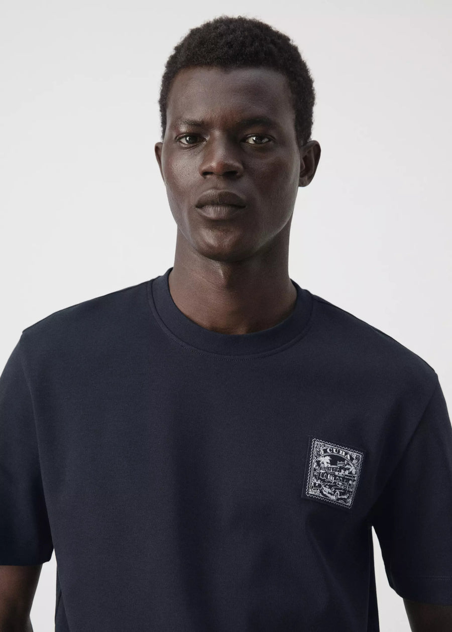 T-shirt (manches courtes) bleu - MANGO