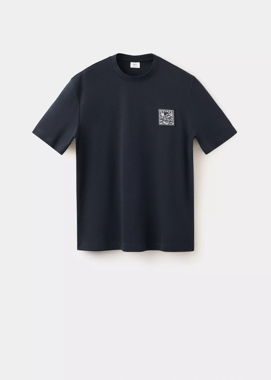 T-shirt (manches courtes) bleu - MANGO