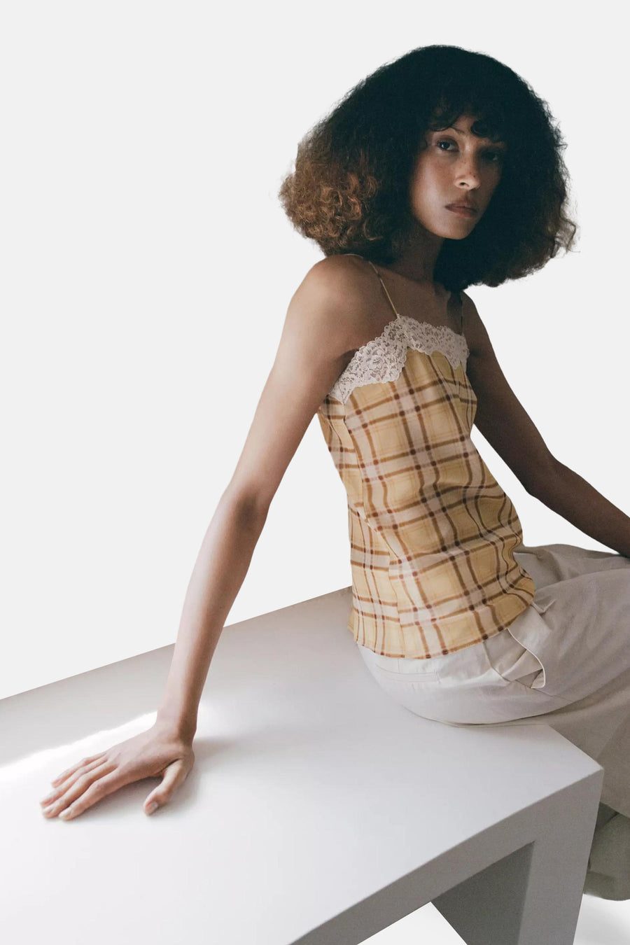 Blouse sans manches - multicolore