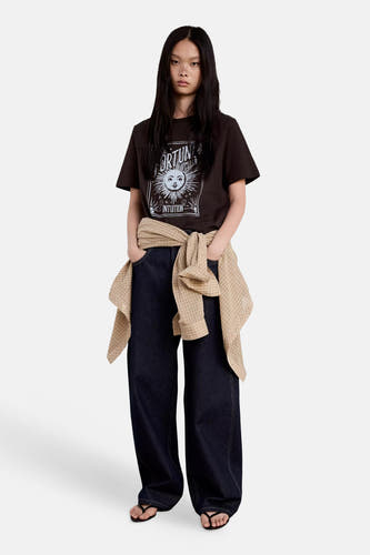 T-shirt à manches courtes - Brun