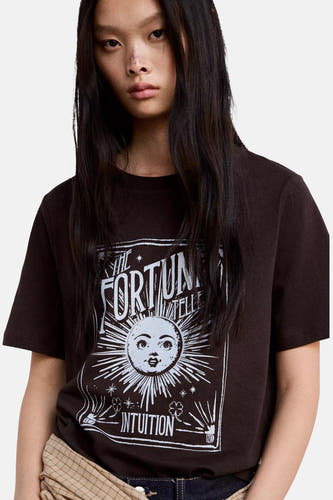 T-shirt à manches courtes - Brun