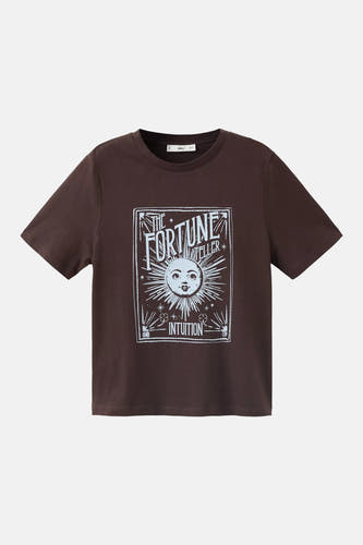 T-shirt à manches courtes - Brun