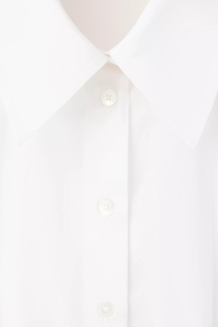 Chemisier (manches longues) blanc - MANGO