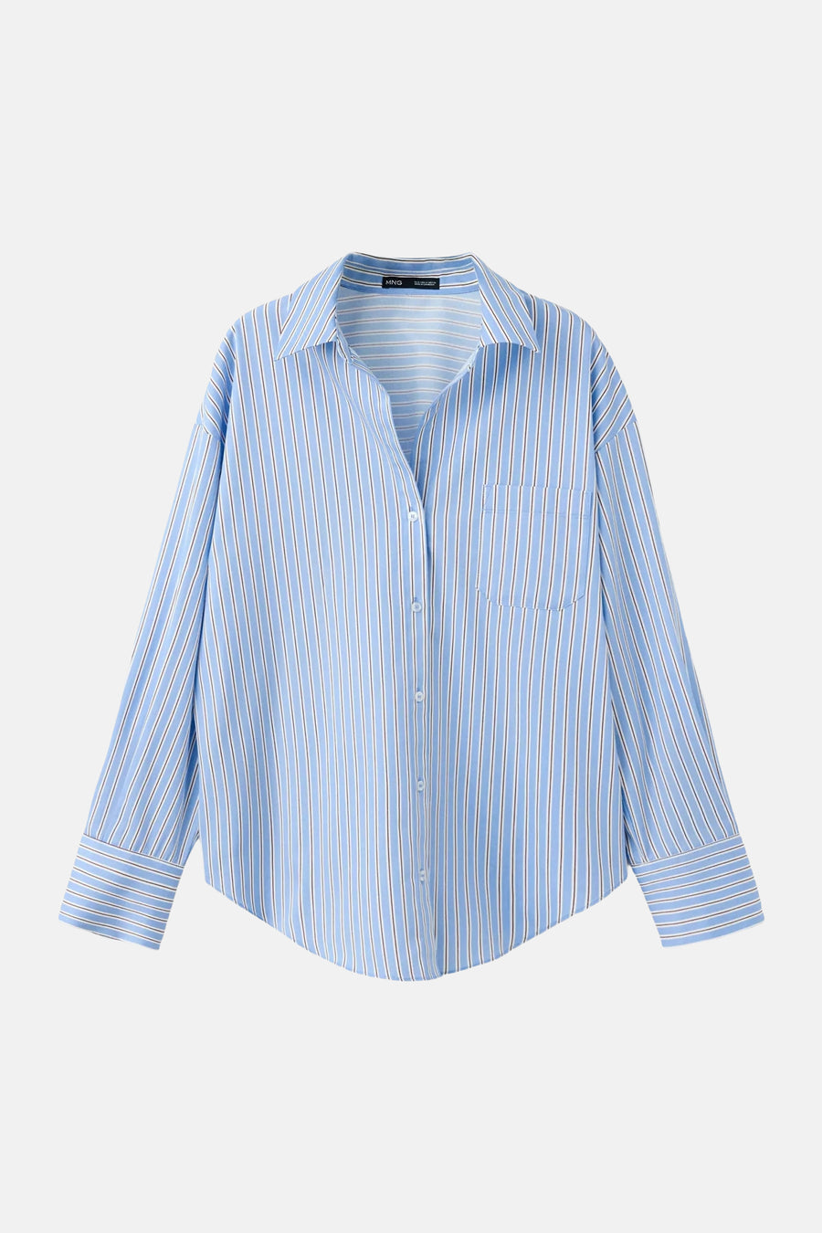 Chemise à manches longues - Bleu