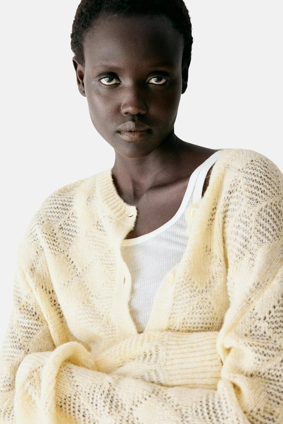 Cardigan jaune - MANGO