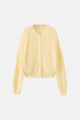 Cardigan jaune - MANGO