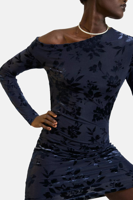 Robes manches longues bleu - MANGO