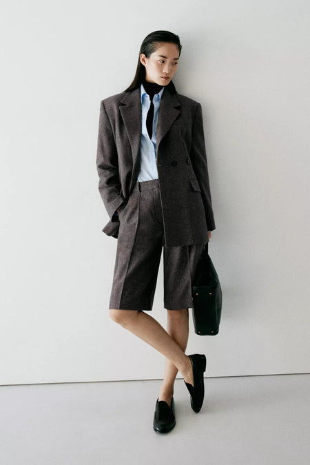 Short de costume - Brun