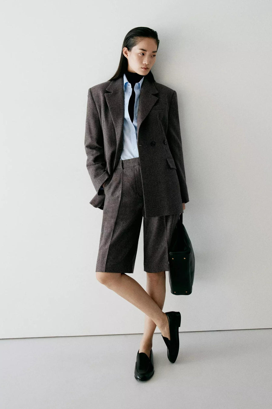 Short de costume - Brun