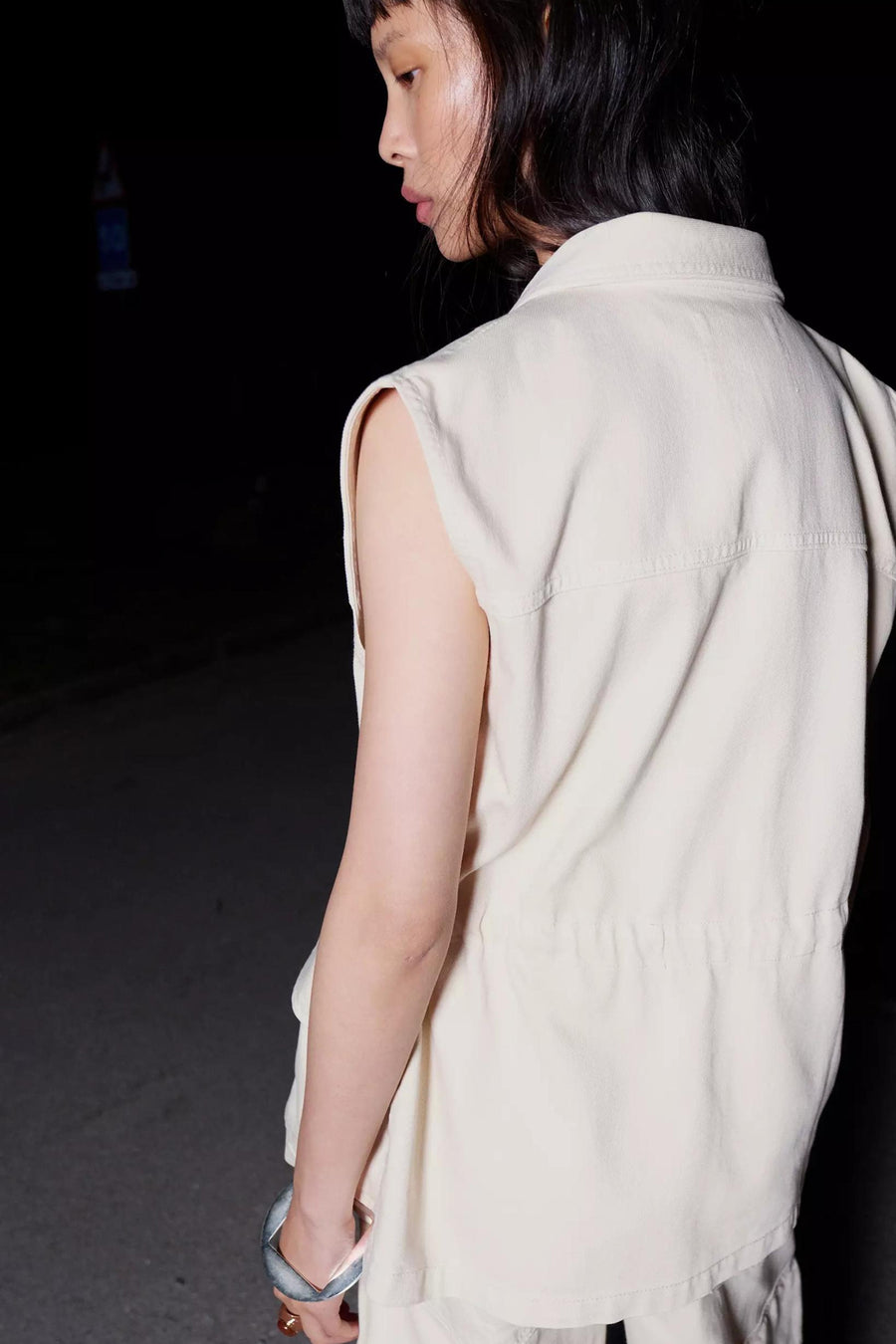 Veste sans manches - beige
