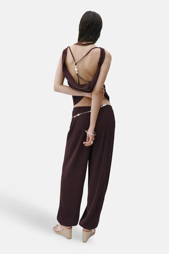 Pantalon - brun