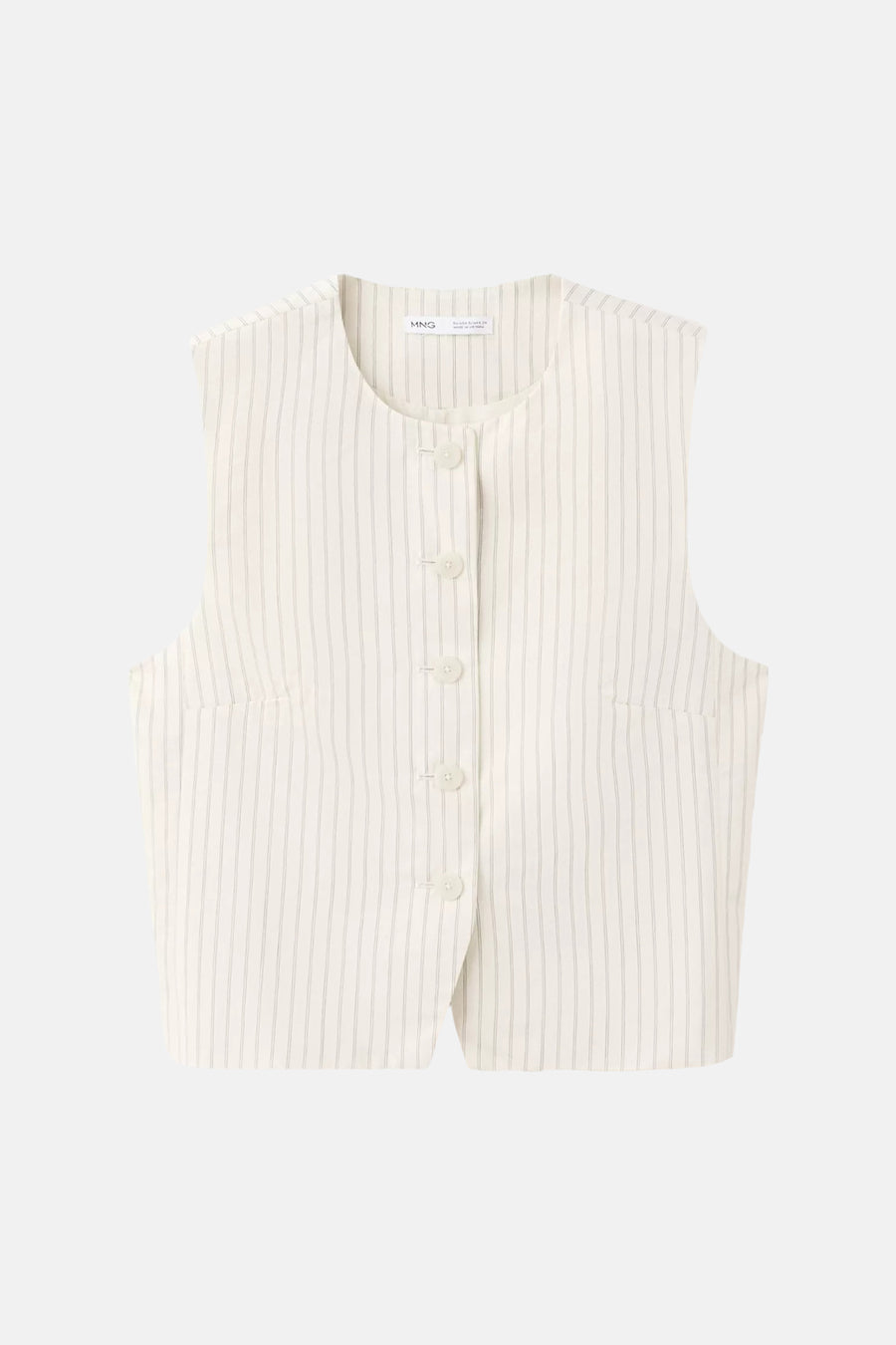 Dames tops waistcoat waistcoat - Jaune