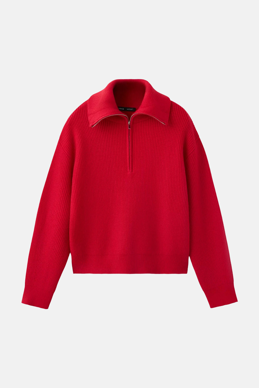 Pull à col roulant - rouge