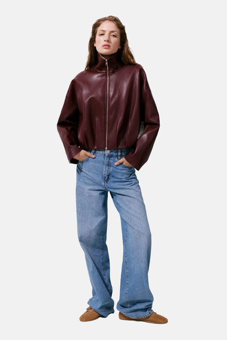 Bombers bordeaux - MANGO