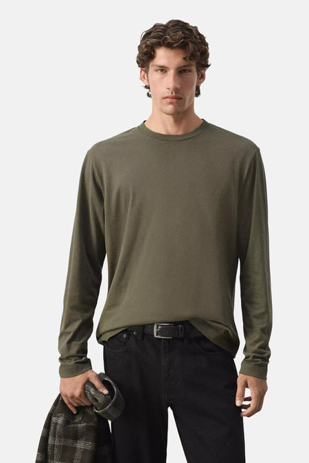 T-shirt (manches longues) brun - MANGO