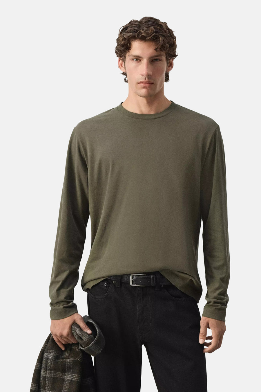 T-shirt (manches longues) brun - MANGO