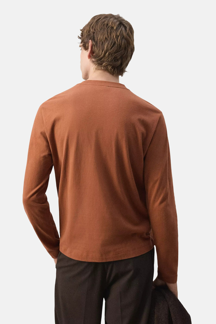 T-shirt (manches longues) brun - MANGO