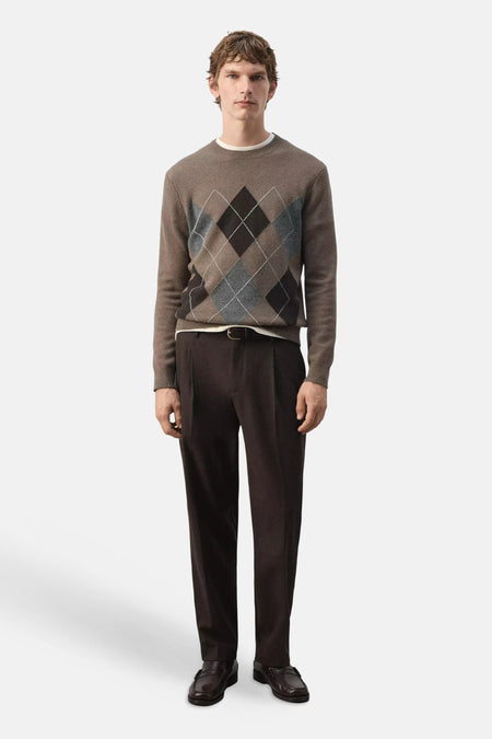 Pull col O - Brun