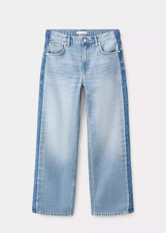 Jeans straight light blue denim - MANGO