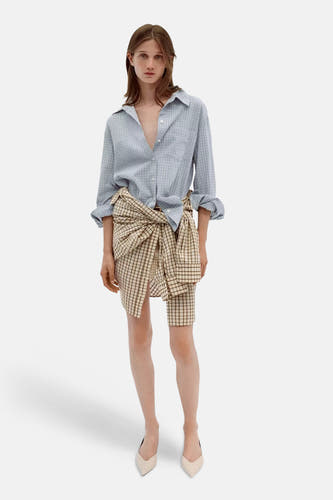 Chemise à manches longues - bleu