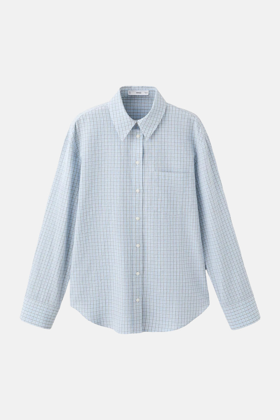 Chemise à manches longues - bleu