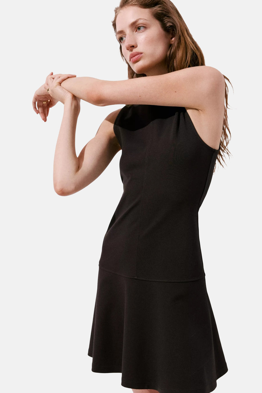 Robe sans manches - brun