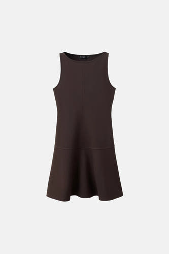 Robe sans manches - brun